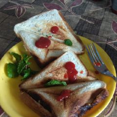 Grilled potato sandwich A picture of Grilled potato sandwich.