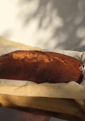 Una foto de Budín de banana