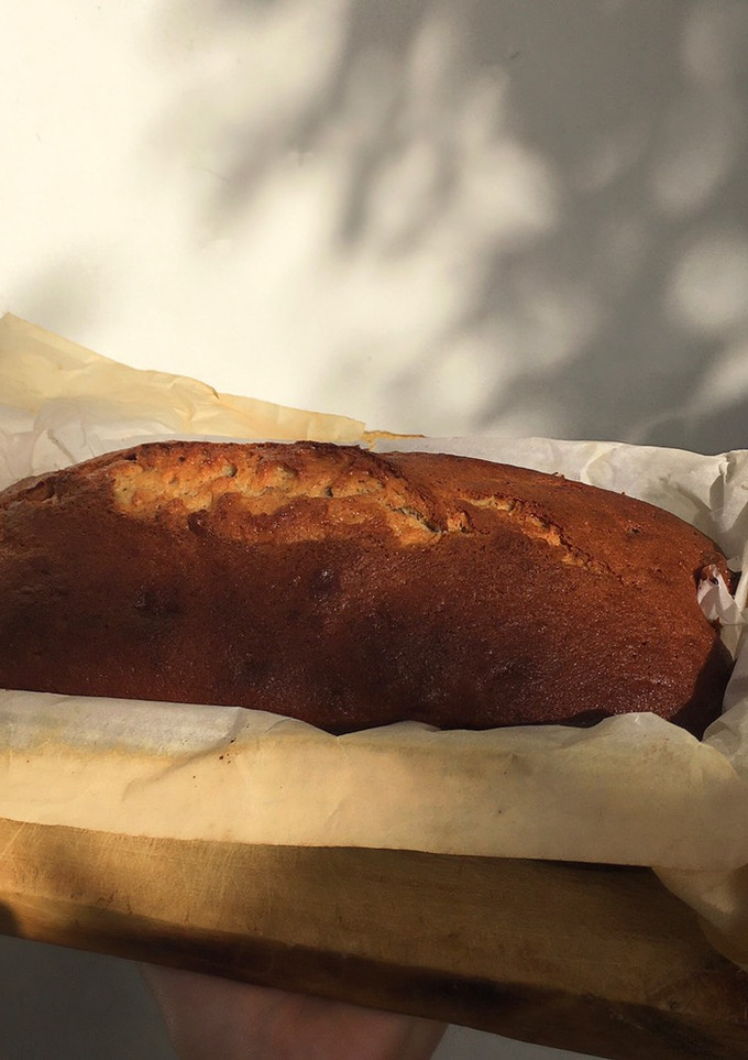 Una foto de Budín de banana
