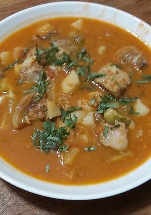 Une photo de Agneau en potée aux tomates