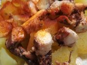 Una foto de pulpo olla express
