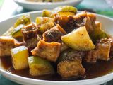 Đậu hũ bí đao rim chay