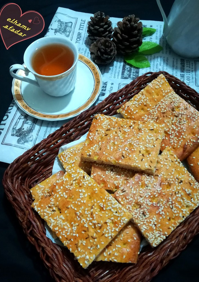 عکسی از دستور نان قندی الهام پز