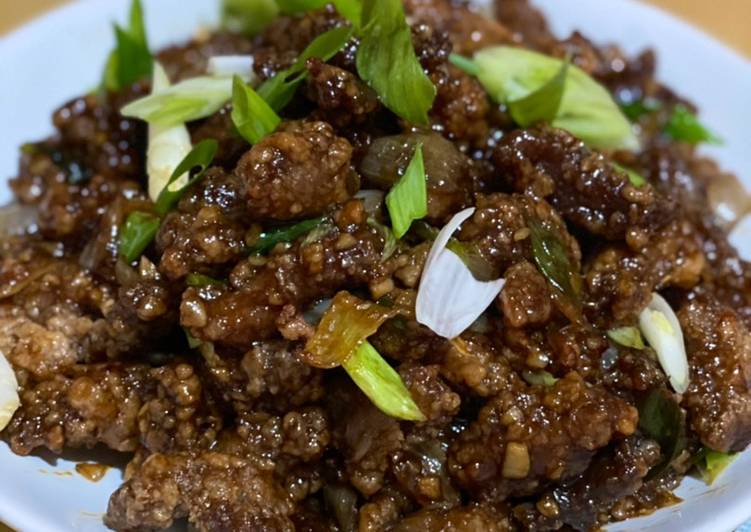 Cara mudah mengolah Mongolian Beef Crispy Anti Gagal