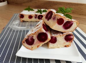 Foto principal de Tarta de cerezas (clafoutis)
