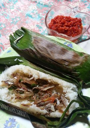 Foto resep Nasi bakar teri #PR_Bukan NasiBiasa