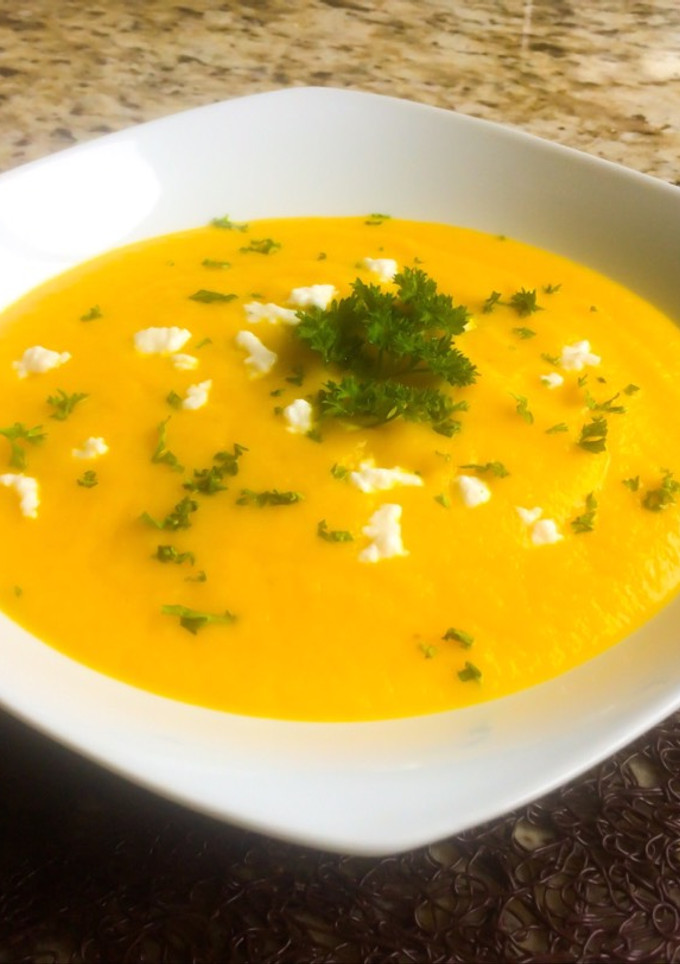 Una foto de Crema de Calabaza