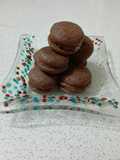Whoopies de chocolate amargo