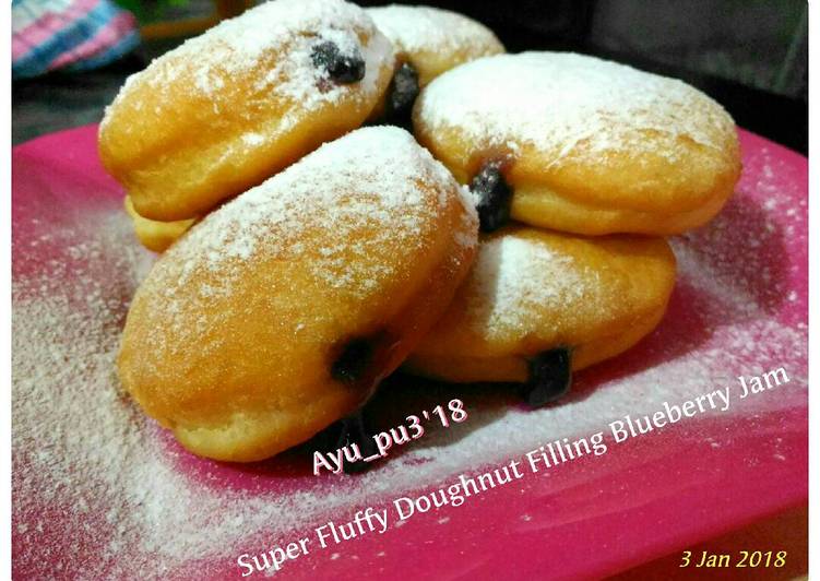 ±📑 Super Fluffy Doughnut Filling Blueberry jam