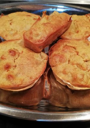 Φωτογραφία της συνταγής Muffins με μήλο και μπανάνα
