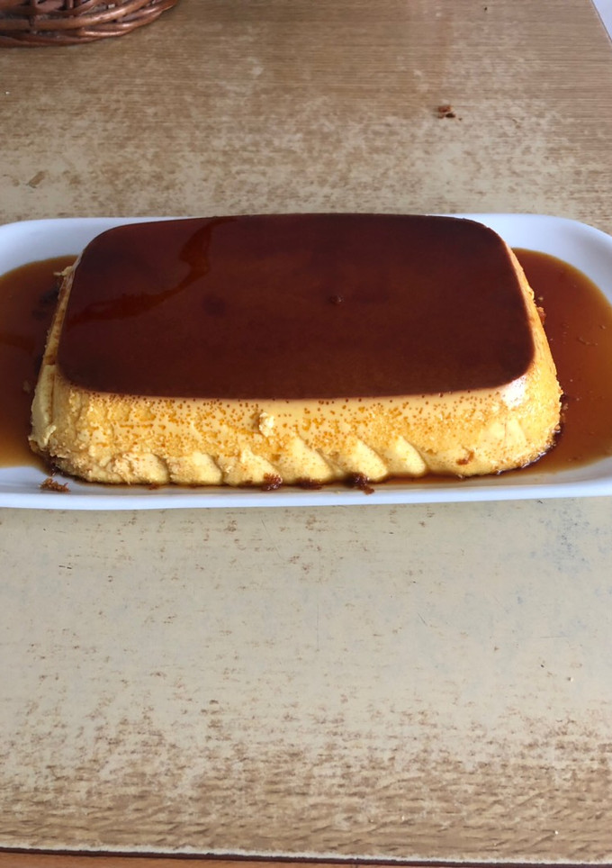 Una foto de Flan de mascarpone