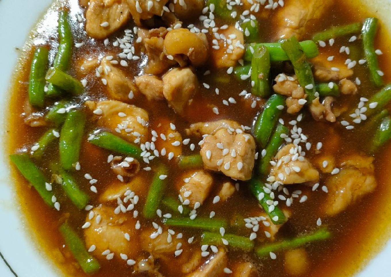 Buncis Masak Ayam Madu