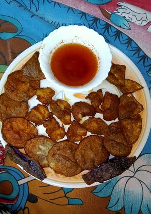 A picture of Vrat special kuttu atta mix pakode.