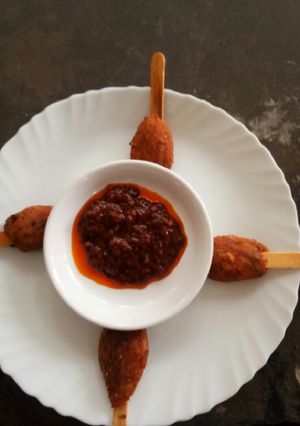 A picture of Veg lollipop.