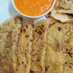 A picture of Puran Poli.