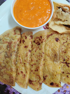 A picture of Puran Poli.