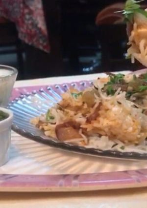 A picture of Shahi Paneer Dam Biryani.