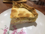 Tarta de jamón y queso