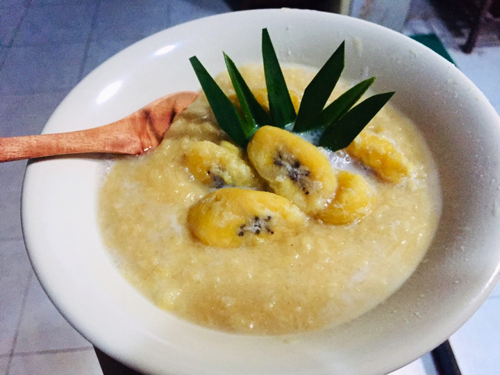 Cara Gampang Membuat 81. Bubur ketan kolak pisang yang Bisa Manjain Lidah