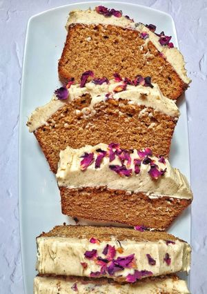 A picture of Masala Chai Loaf, Chai Latte Buttercream.