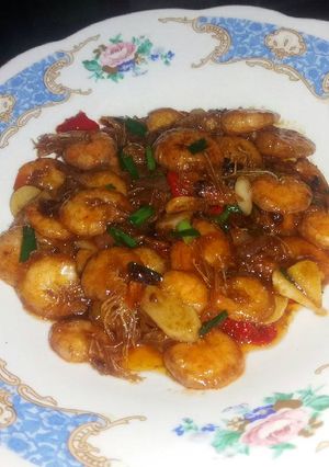 Foto resep Udang Goreng Saus Tiram