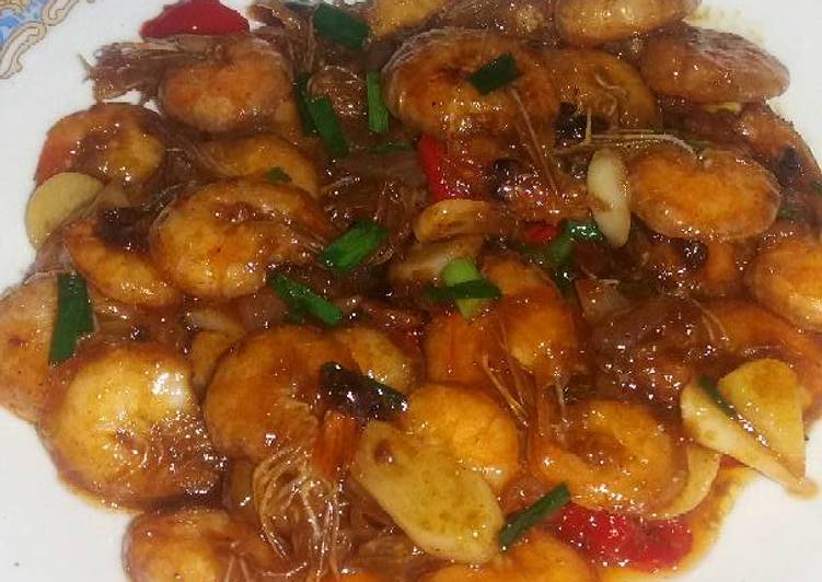 Resep Udang Goreng Saus Tiram yang Lezat Sekali