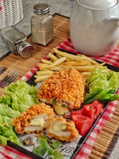 Foto resep Bubble Chicken Cordon Bleu