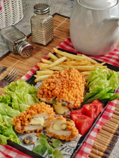 Foto resep Bubble Chicken Cordon Bleu