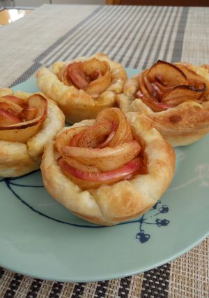 Foto resep Apple roses pie