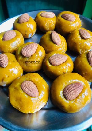 A picture of Mango Peda.