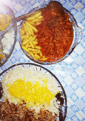 عکسی از دستور خورشت قیمه