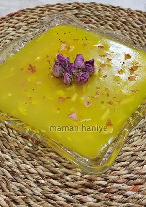 عکسی از دستور لرزونک (حلواي نشاسته)