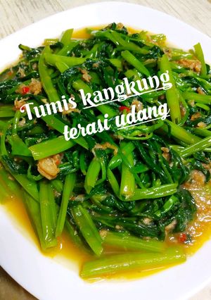 Foto resep Tumis kangkung terasi(belacan)