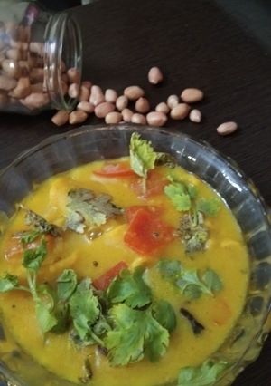 A picture of Dal Dhokli.