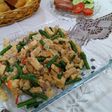 Tumis tempe kacang panjang