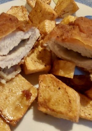 Juhtúróval töltött karaj recept fotója