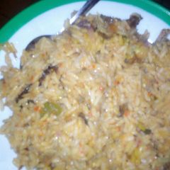 A picture of Jollof rice.