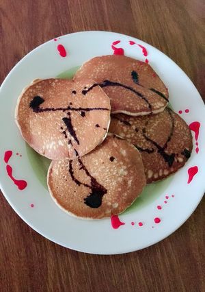 A picture of Fluffy pancakes.