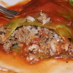 A picture of Cabbage Rolls.