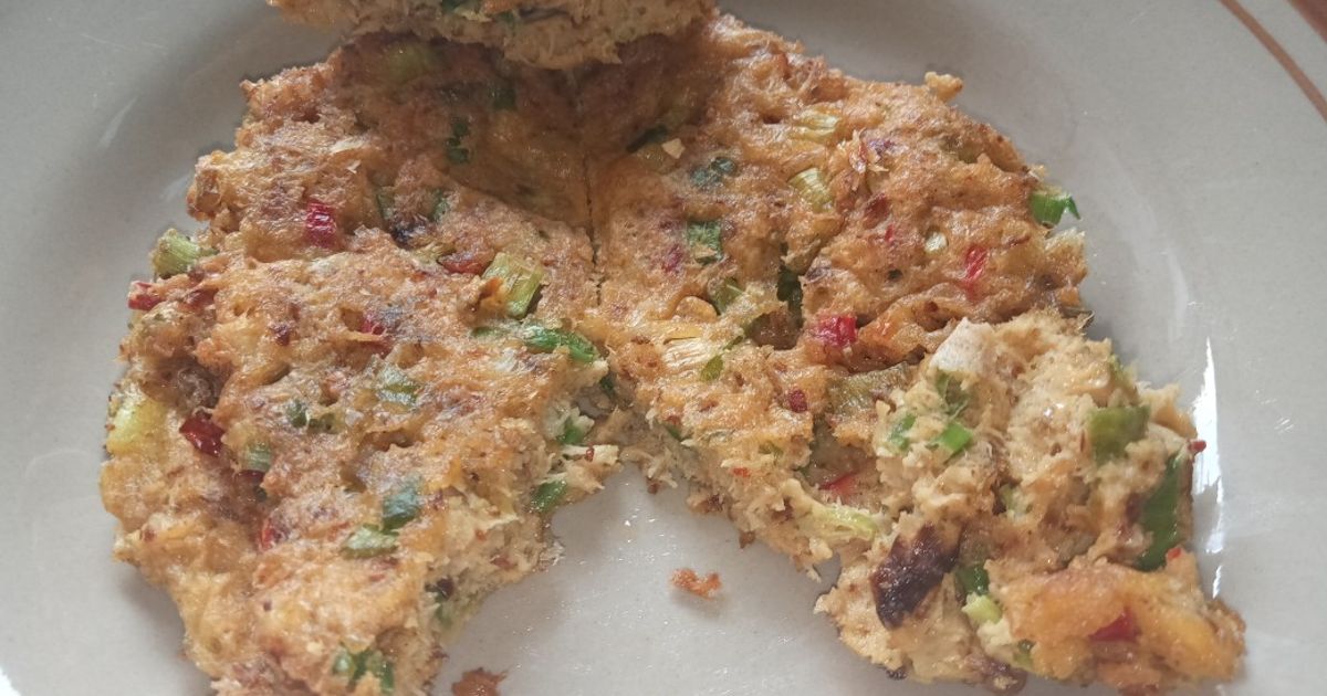 Telur dadar khas ala masakan Padang