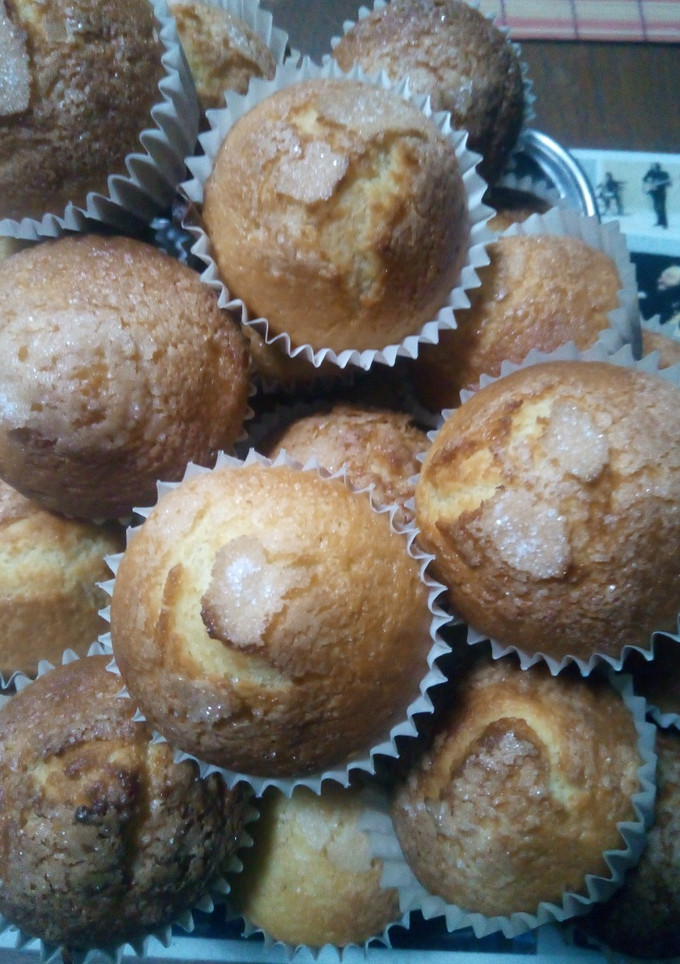 Una foto de Magdalenas  caseras, receta de nuestras abuelas