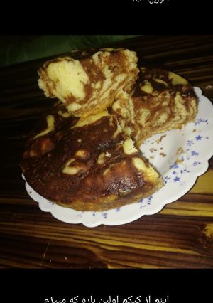 عکسی از دستور کیک زبرا