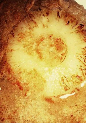 A picture of Pineapple mould Pancakes.