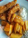 Fish and chips con salsa tártara!