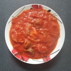 A picture of Courgette Carrot Tomato Soup.
