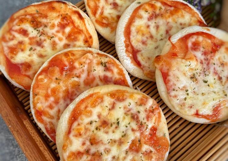 Cara buat Cheesy Pizza bites - frozen pizza yang nikmat Untuk Jualan