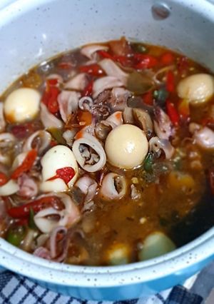 Foto resep Tumis oseng cumi telur puyuh