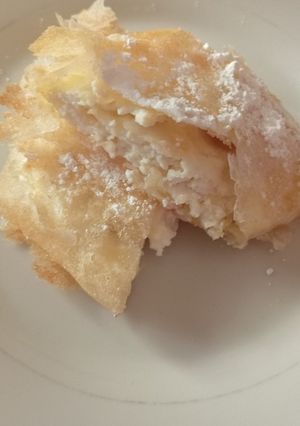 Túrós -bodzás rétes (GM) recept fotója
