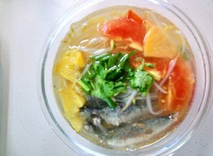 Hình của món Cá nục nấu canh thơm cà.