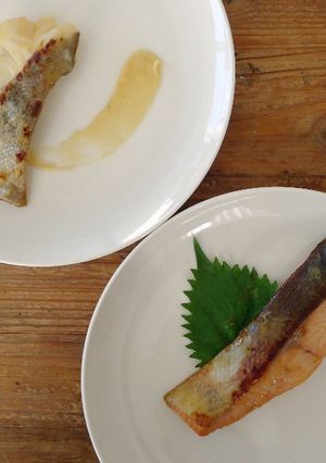 A picture of Kyoto saikyo yaki cod&salmon.